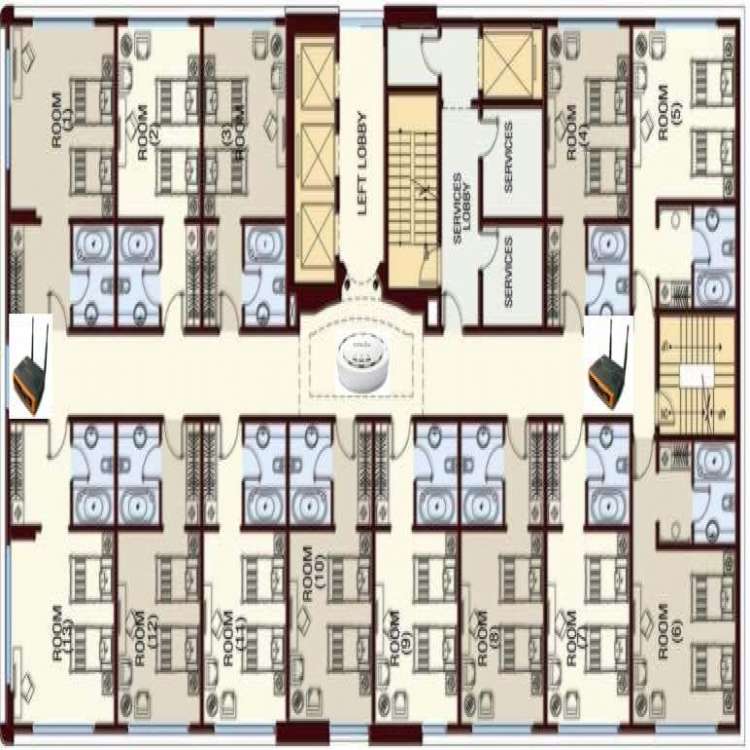 Hotel Floor Plan Design Best Of Hotel Room Floor Plans Deploying Wifi In the Hospitality Industry