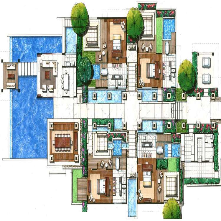 Hotel Floor Plan Design Fresh Villas Floor Plans Floor Plans Villas Resorts Joy Studio