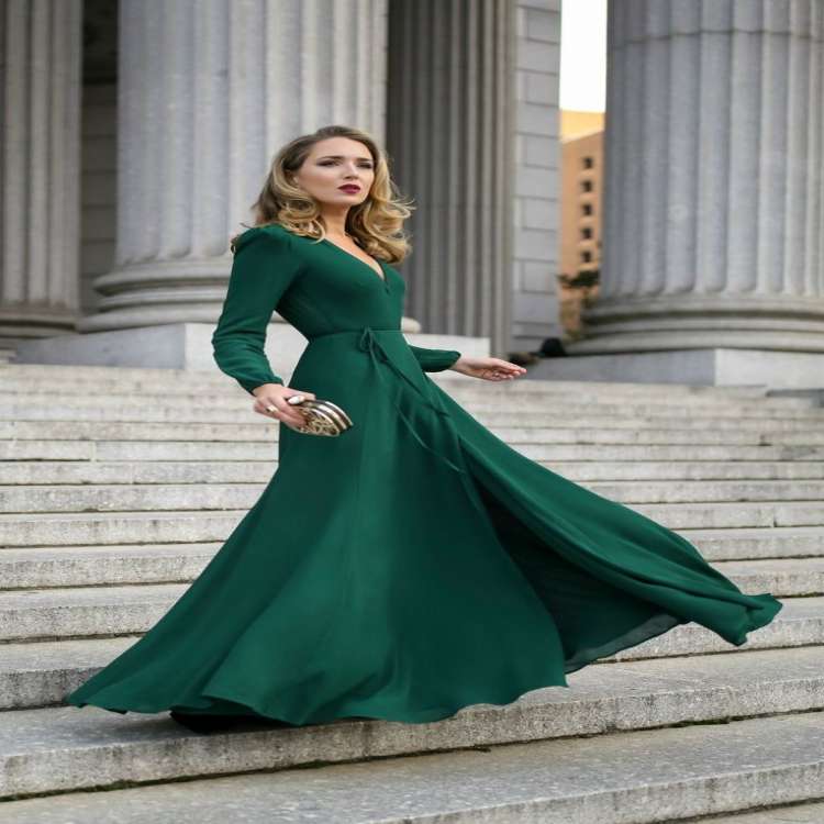 Long Sleeve Floor Length Black Dress Fresh What to Wear to A Black Tie Wedding Emerald Green Long Sleeve