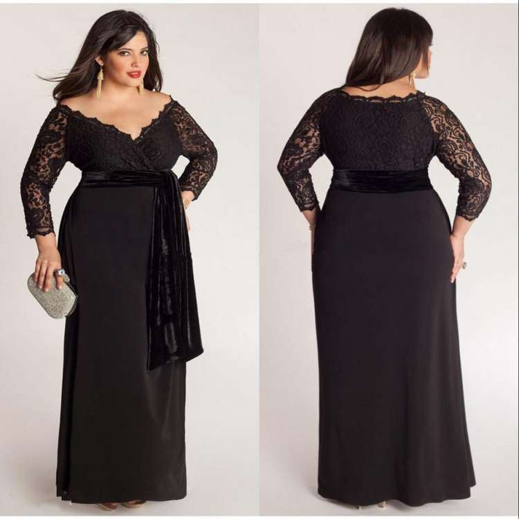 Long Sleeve Floor Length Black Dress Inspirational 3 4 Long Sleeve Plus Size Special Occasion Dresses for Sale Dhgate Com