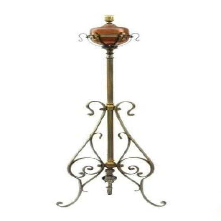 Wrought Iron Floor Lamps Best Of Floor Lamp Arts and Crafts Adjustable Telescopic Wrought Iron